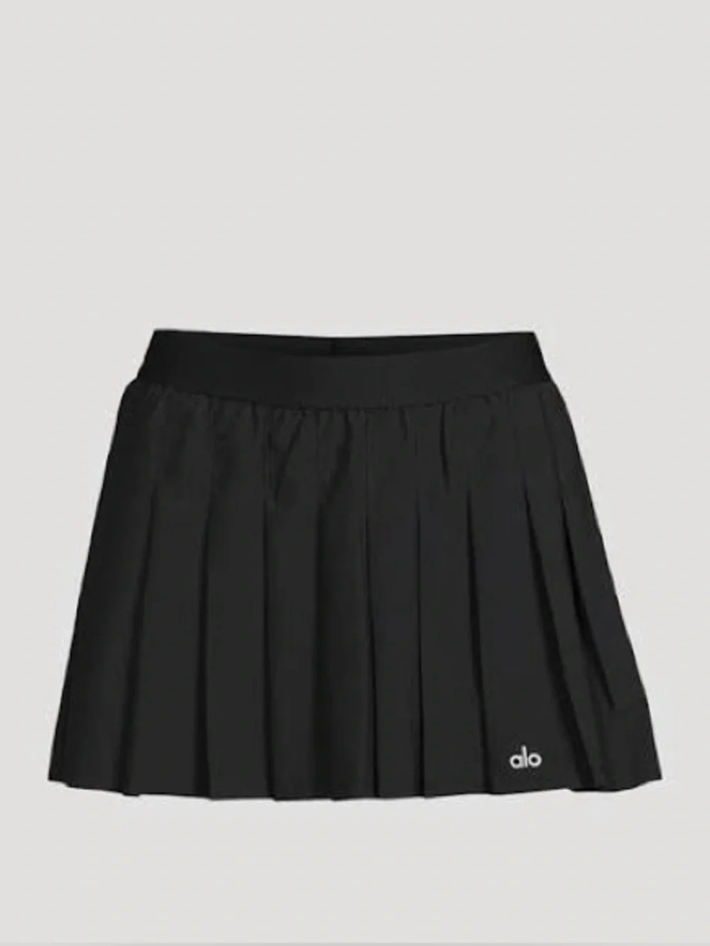 *LIKE NEW* Alo Varsity Tennis Skirt Black Size XS